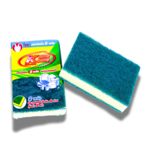 คิงคอง แผ่นใยขัดพร้อมฟองน้ำ ดับเบิ้ลพาวเวอร์